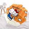 Popcorn Hello Kitty Durable Cartoon Folding Umbrella, Portable 3-Fold Compact Umbrella for Men and Women, Suitable for Travel or Daily Use.Y082