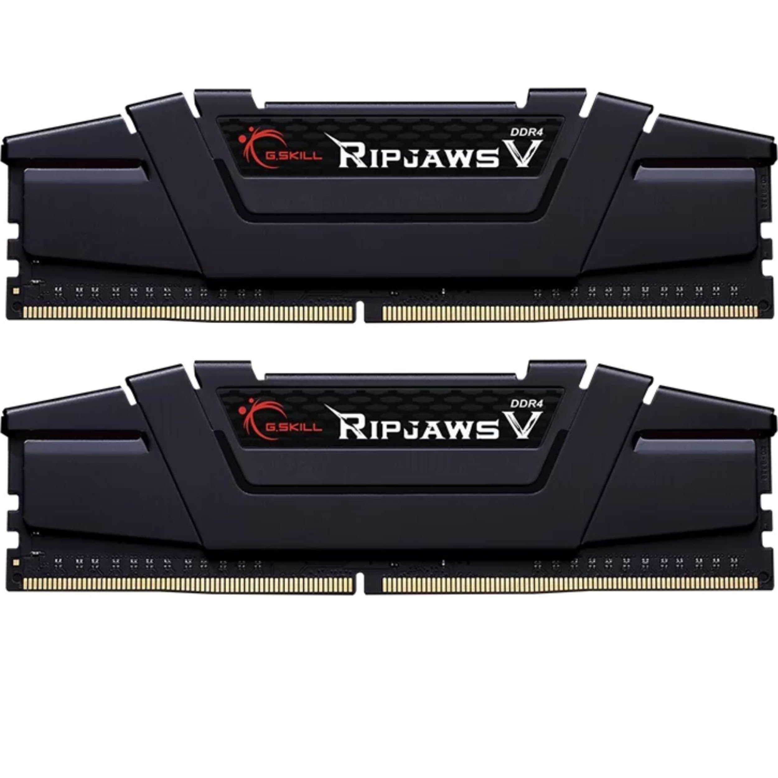 

V 16GB DDR4 4000Mhz F4-4000C18D-16GVK [Ripjaws (8GBx2) (PC4-32000) CL18-22-22-42 1.35V Black] чорний