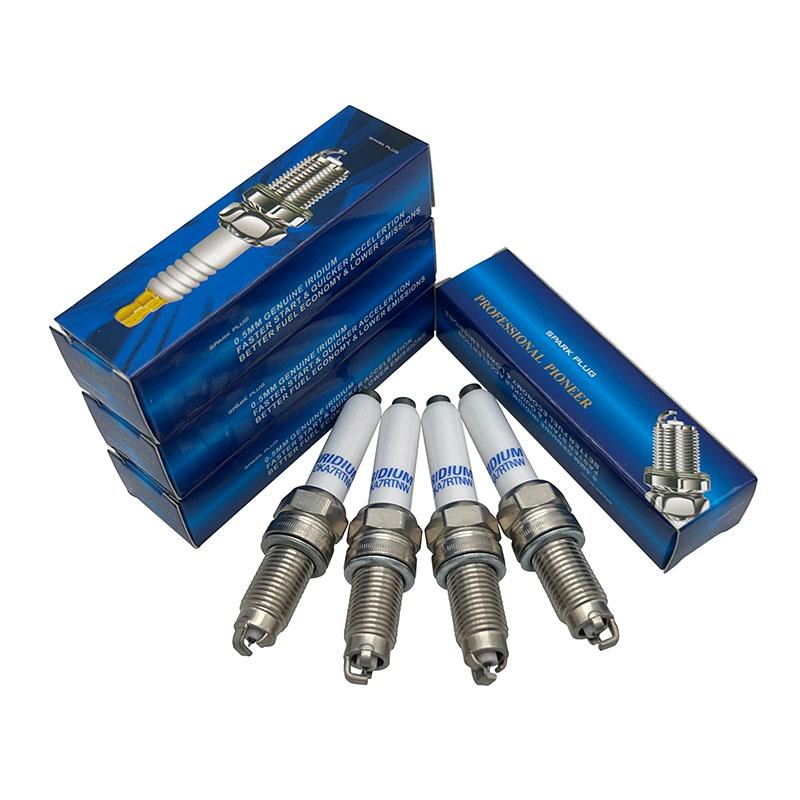 4pcs 3 electrodes iridium spark plug DKA7RTNW FOR PZKER7B8EGS 0241145515 04E905612 04E905601 04E905612C Y5KPP332GA 04E905601B IRIDIUM