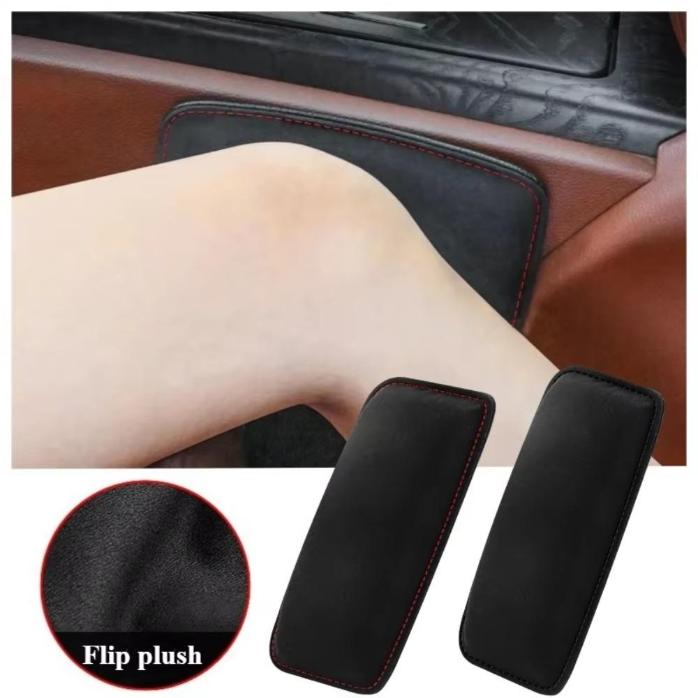 Suede Car Knee Cushion Universal Comfortable Car Pillow Durable Car Center Console Cushion Truck
