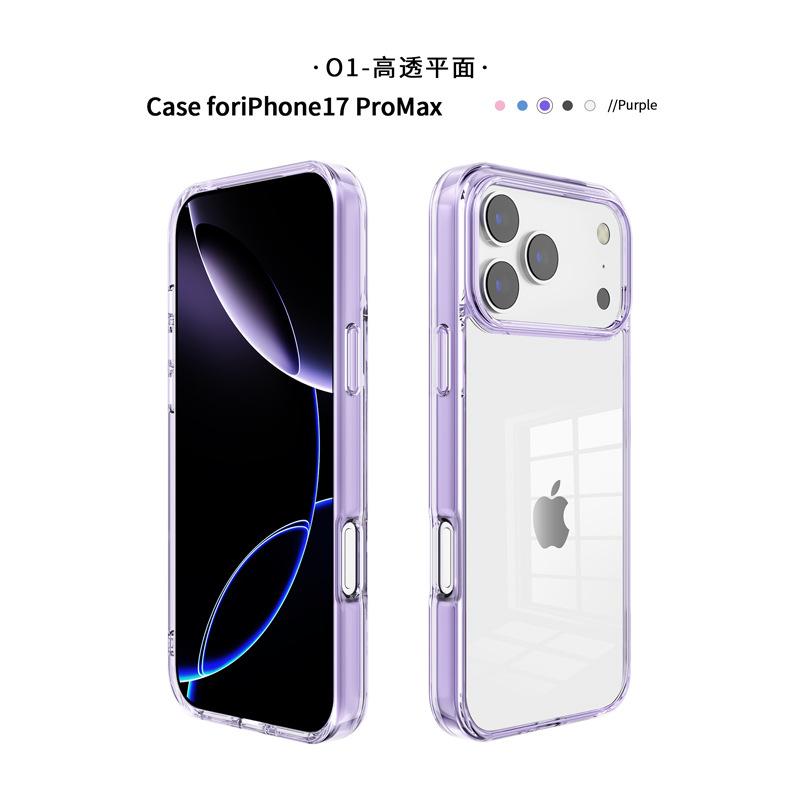 Manufacturer applicable iphone15/16plus transparent mobile phone case apple 17pro max mobile phone case