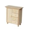 Antique 4 Drawer Miniature Cabinet Accurate 1/12 Dollhouses Furniture For Realistic Bedroom Decors And Organizing