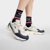 FILA Simple Thick Sole Height Increasing Low Top Casual Shoes Men sneaker White Brown F12M422111FSP