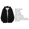 Men Coat Solid Color Hooded Hat Cardigan Soft Drawstring Thick Plus Size Casual Zip Up Winter Jacket Men Clothes