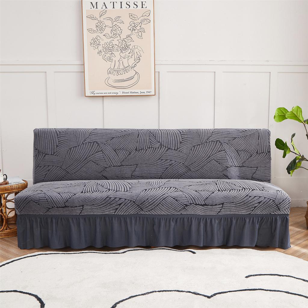 Amazon Versiune Engleză Canapea Pat Fără Brațe Fustă Cationic Iarnă Îngroșat Husă Canapea