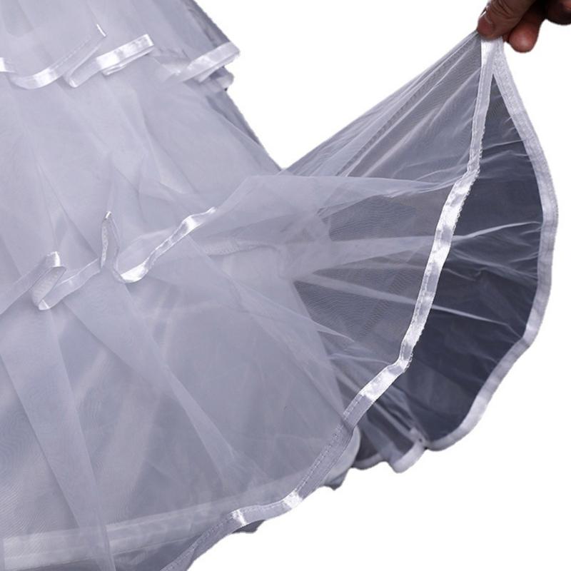 Elastischer Bund Stufenrock Unterstützung Mädchen Cosplay Gewalt Petticoat Hochzeitskleid Unterrock für Braut Fotografie