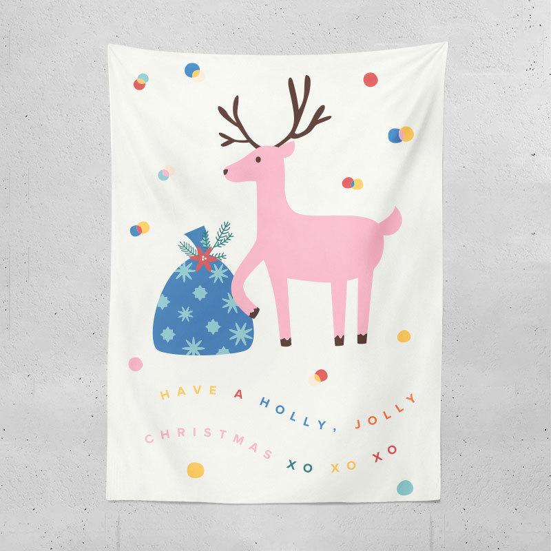 Cross-border Christmas Tree Tapestry Amazon Christmas Party Creative Background Cloth