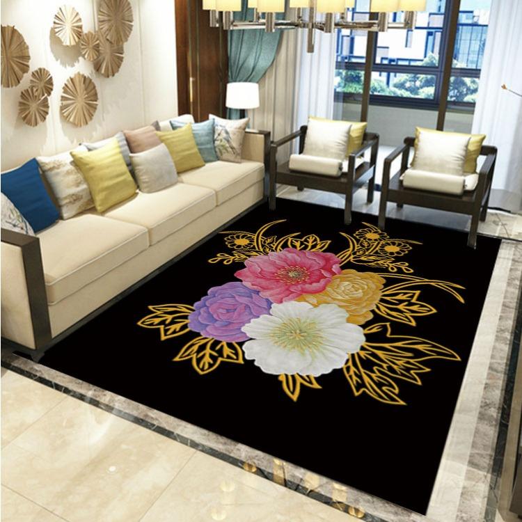 European Style Living Room Carpet Bedroom Bedside Carpet Dining Room Carpet Floor Mat Balcony Door Mat
