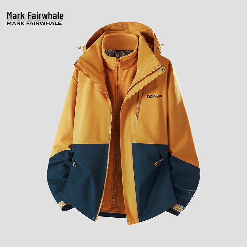 Mark Fairwhale Men's 3-in-1 Outdoor Travel Jacket
