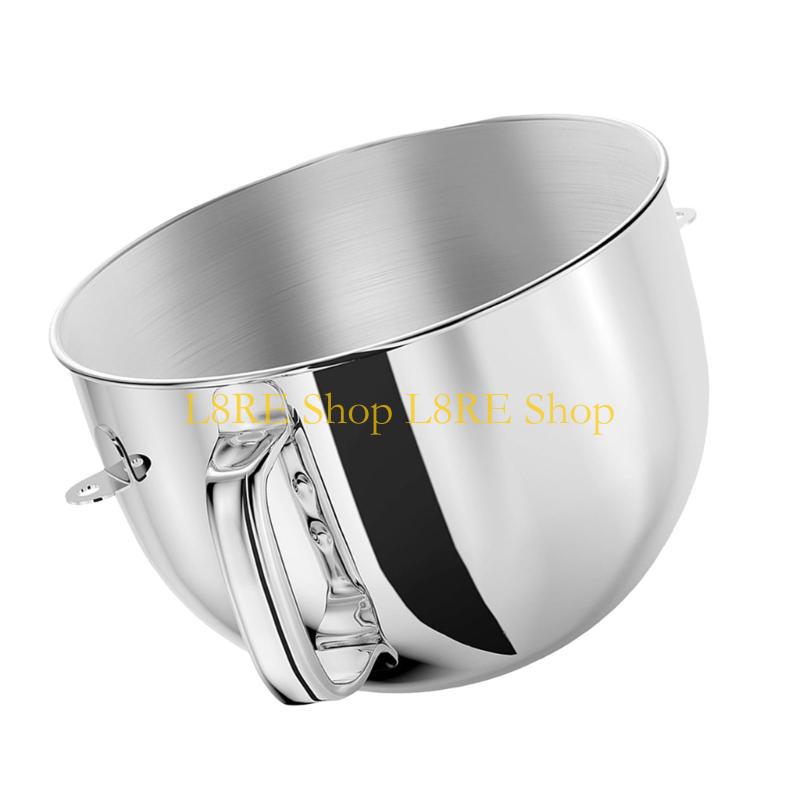 L8RE Stainless Steel Bowl Mixer Accessories Mixing Bowl Stand Mixer Bowl Mixer Replacement Dishwasher Safe for Stand Mixer CN