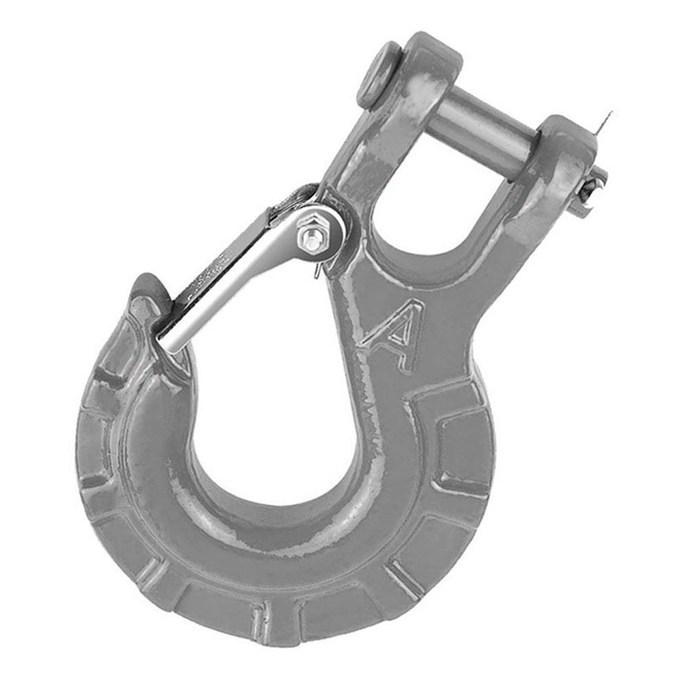 

3/8 лебедочный крюк Макс 15 тонн сверхпрочный кованый легированный стальной синтетический трос лебедка крюк замок скоба скользящий крюк для квадроцикла UTV прицеп серый