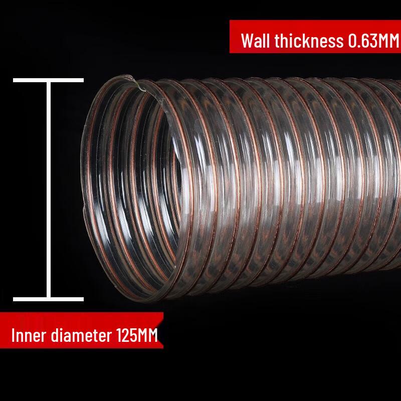 

PU Polyurethane Dust Collection Hose with Copper Steel Wire