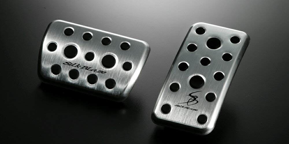 

Silk Blaze Aluminum Sports Pedals for 20 Series and 30 Series Accelerator and Brake Pedals (2-Piece Set) Alphard/Vellfire