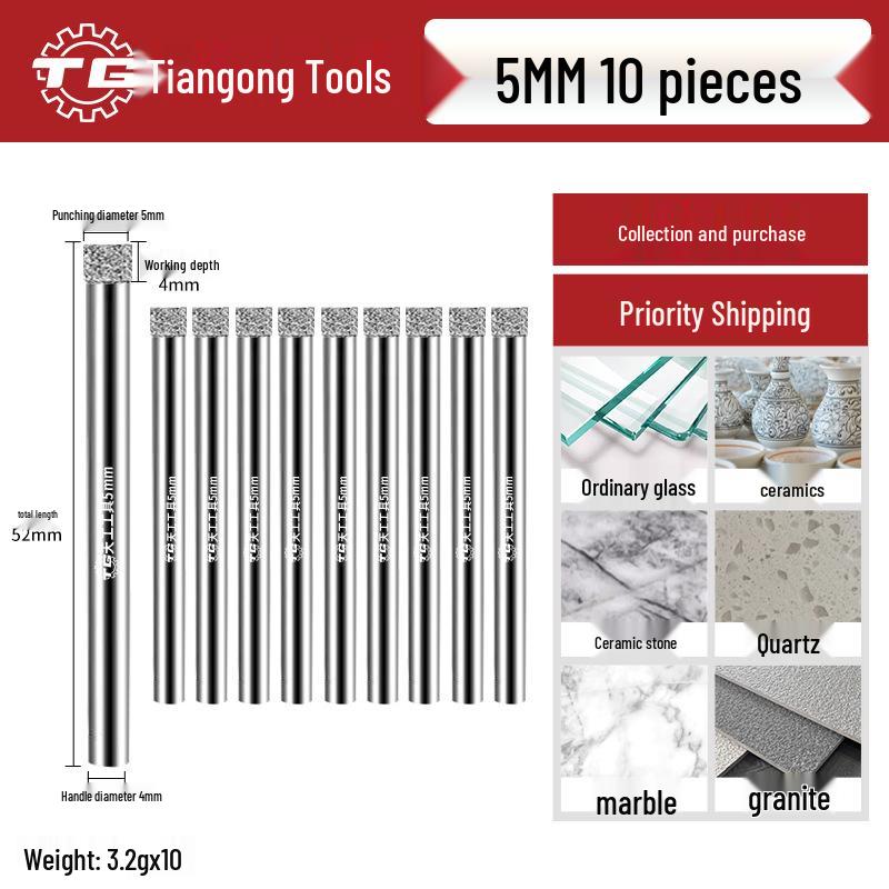 Tiangong Glass & Tile Hole Saw for Drilling and Enlarging Marble and Tile Holes