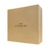 COACH PVC Polyvinyl Chloride Leather Belts Men's Width 3.5cm (Unisex) Leather Belts 22540 BKBK
