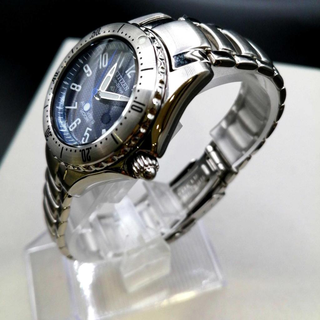 Used CITIZEN E068-T005829 Eco Drive Air Diver