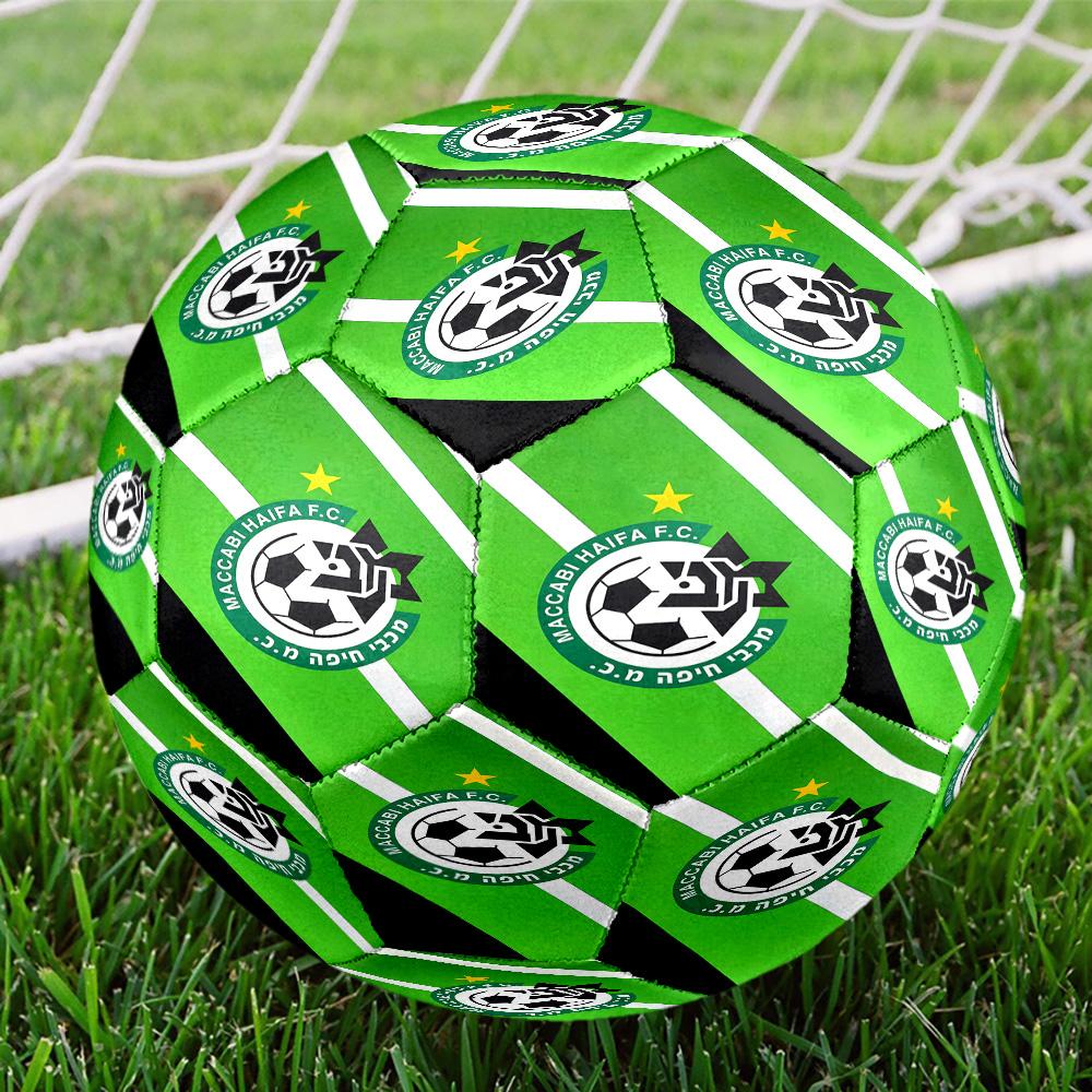 Maccabi Football Club Printed Size 5 Soccer Balls, High-Quality, Anti-Slip, Protective Football, A Unique Gift , Birthdays, Christmas Gifts