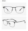 Bestfen 9009T Semi-Titanium Retro Eyeglass Frame with Rising Bamboo Joint Design