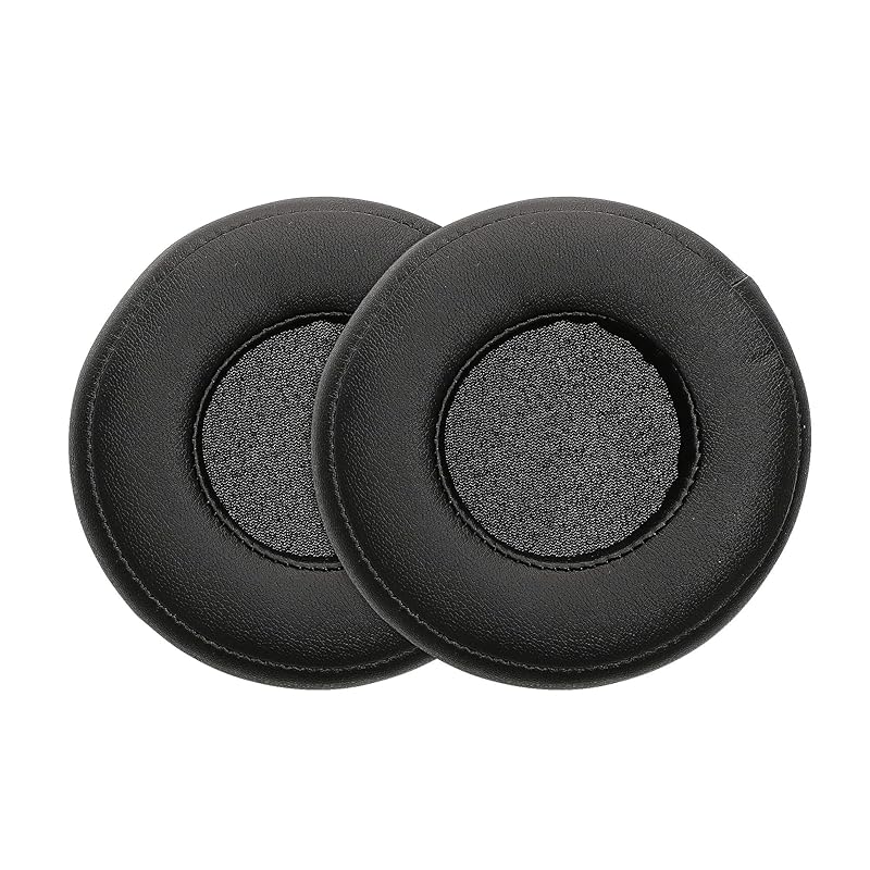 

kwmobile 2x headphone cover Beats Studio Pro/DETOX compatible replacement ear pads - cushion PU leather black color