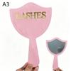Precision Lash Extension Mirror HD Glass With Comfort Handle Portable Makeup Tool for Travel Eyelash Grafting