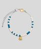 Armo Sunburst Bracelet (Cream + Denim Blue)