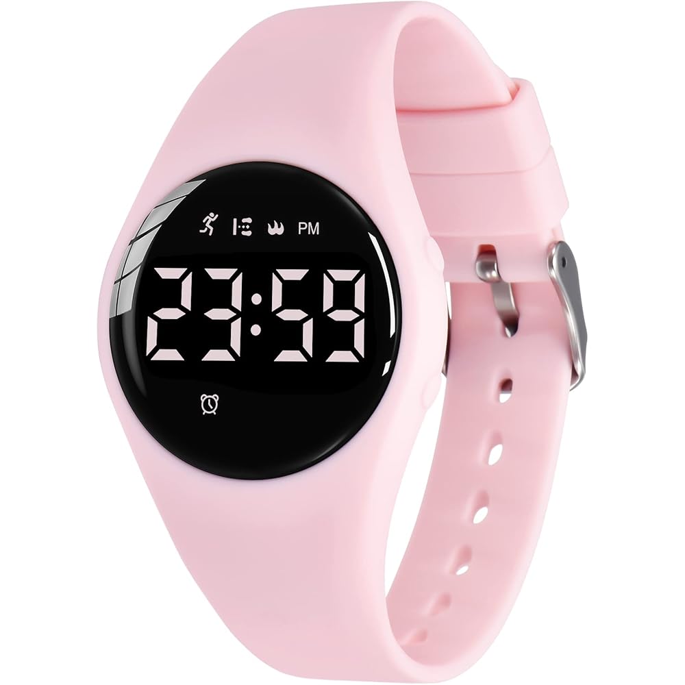 ShunkanSai Kids Digital Sports Watch with Pedometer, Waterproof, Rechargeable, Multi-Function Activity Tracker