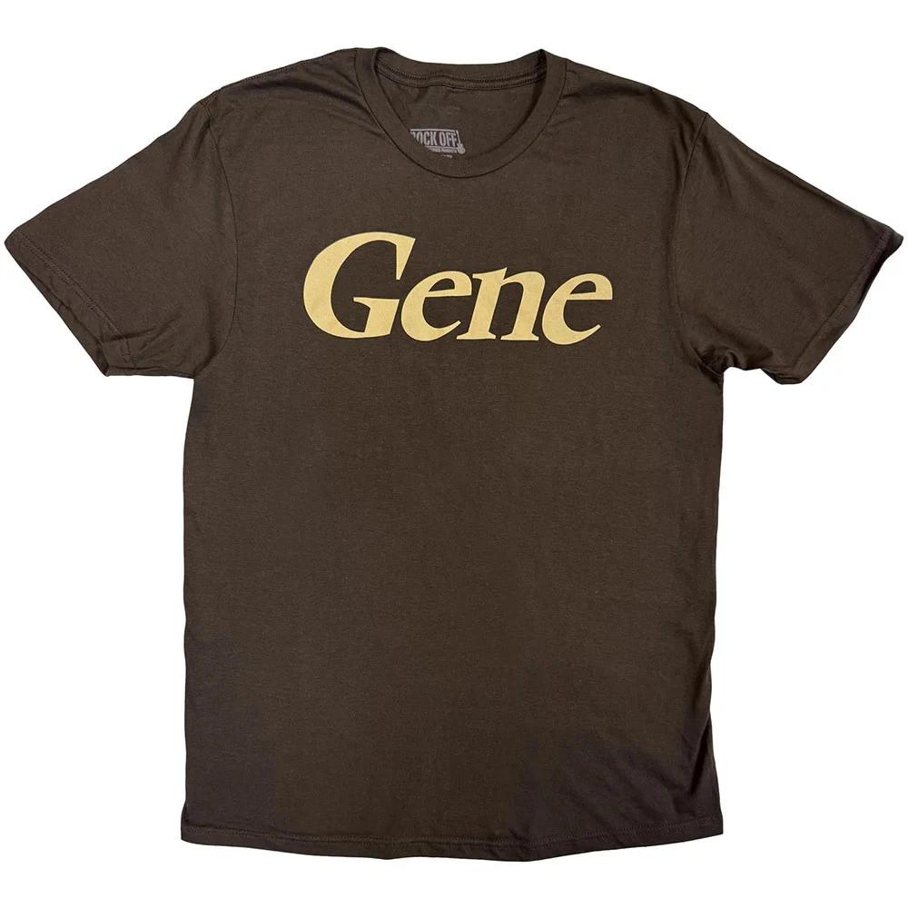 Rock Off officially licensed products Gene Classic Band Logo T Shirt M Brown 3XL