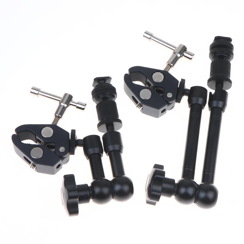 7 Inch Or 11 Inch Articulating Magic Arm + Super Clamp For Rig Camera To Lcd Monitor, Led Video Light Camera Accessories
