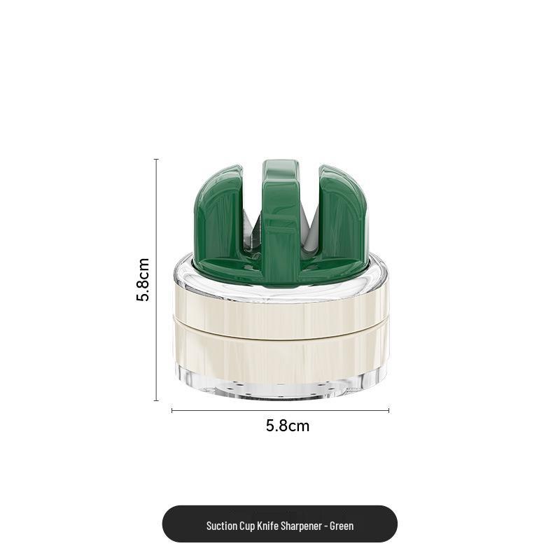 Stainless Steel Suction Cup Knife & Scissors Sharpener - New Whetstone Model for Quick Sharpening