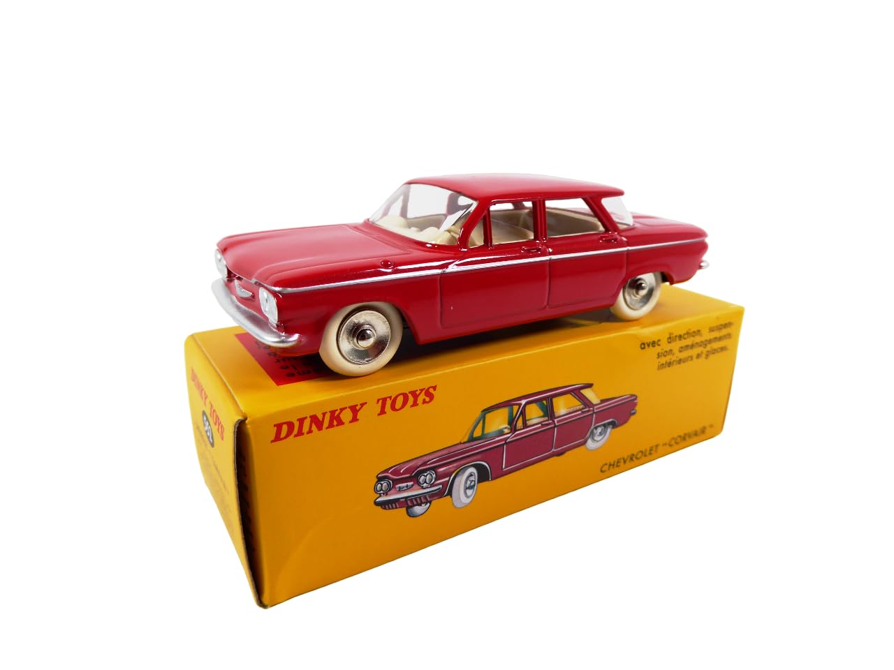 

DINKY TOYS DINKY Chevrolet Corvair Red Chevrolet Corvair Reproduction Diecast Car 1/43