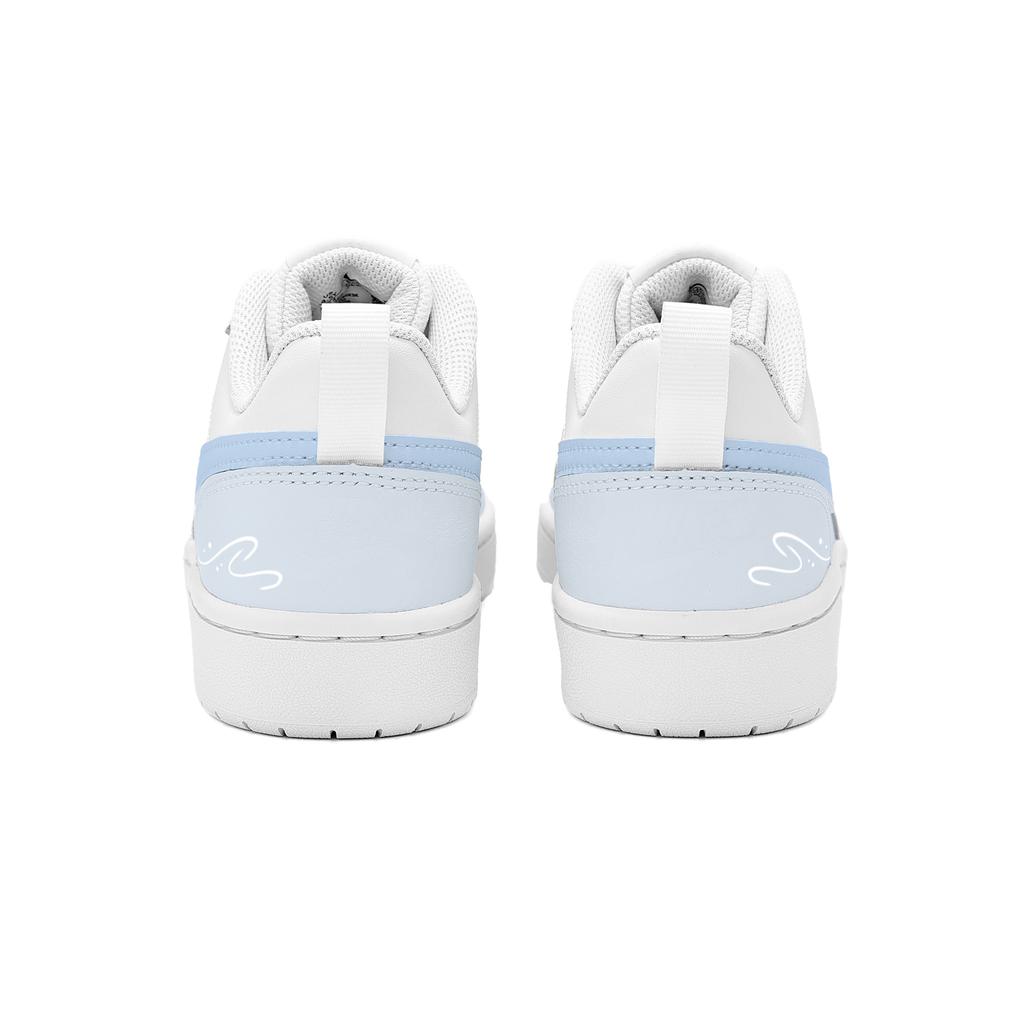 Nike Court Borough Waste Yarn Leather Slip Resistant, Abrasion Resistant, Lightweight, Breathable, Height Increasing DV5456-106(Team1427-)