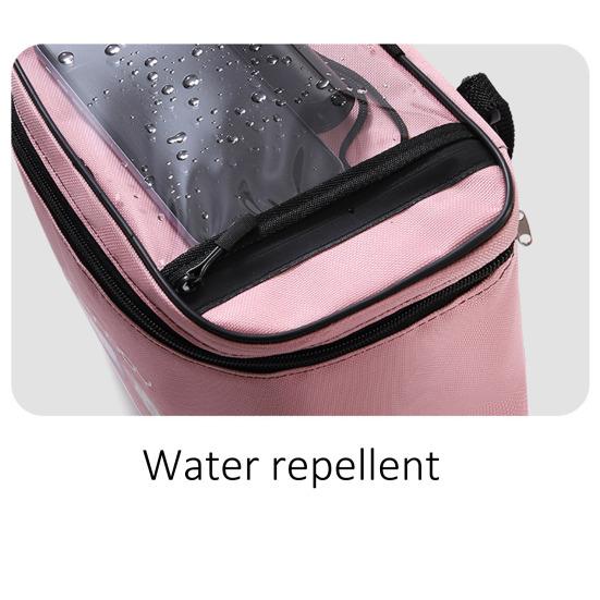 Bike Head Bag Waterproof Design Large Capacity Front Hanger Bag Easy Installation Cartoon Pattern Cycling Pouch