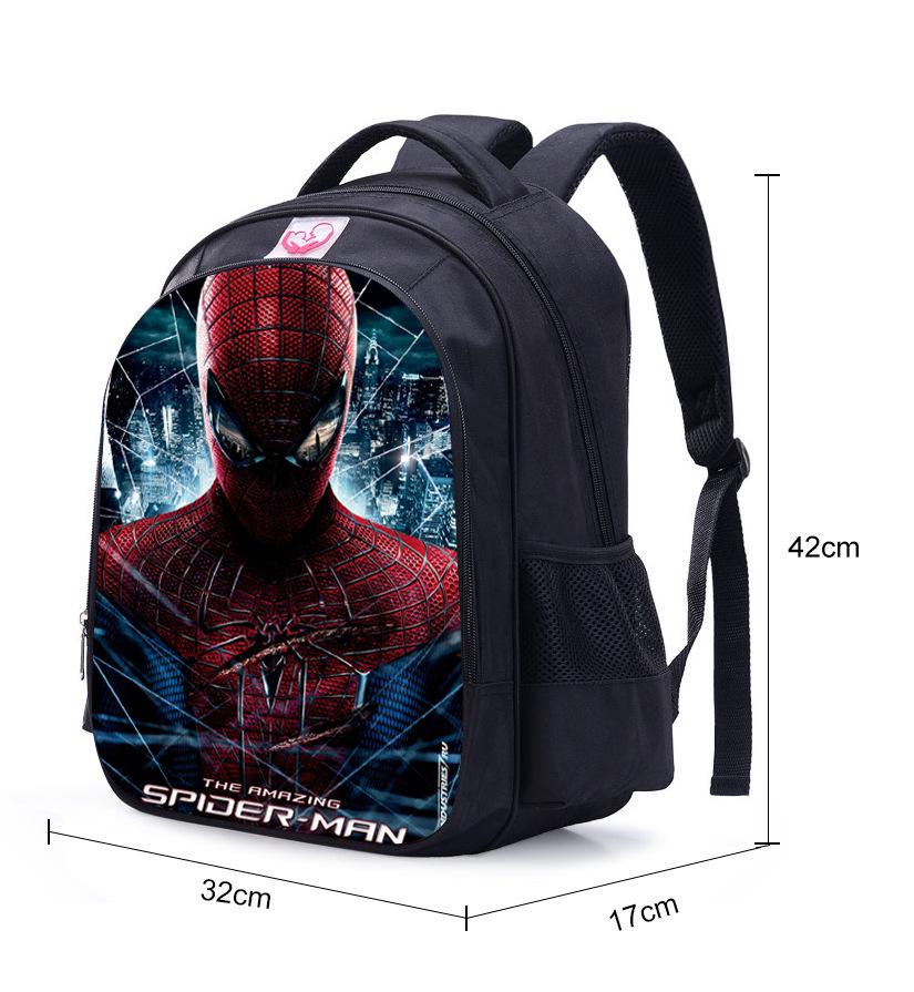Spiderman Pattern Children's Cartoon Backpack