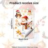 Christmas Static Glass Sticker Santa Claus Christmas Tree Rental House Window