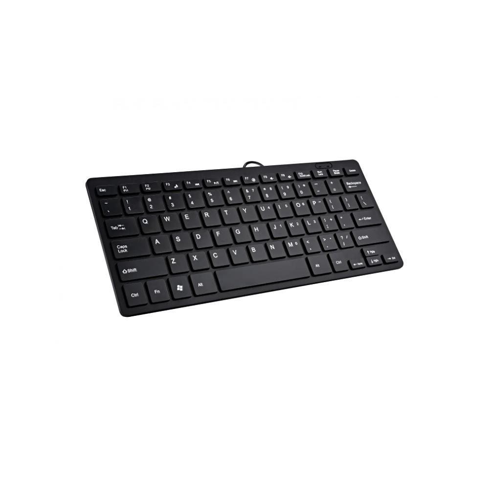 USB Mini Keyboard with Chocolate Buttons Stylish and Portable Keyboard for Desktop, Laptop Use at Home and Office