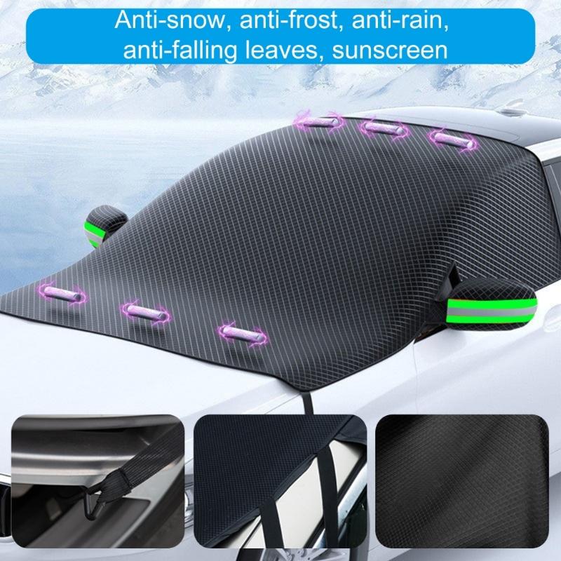 Universelle Windschutzscheibenabdeckung Auto Frontscheibenabdeckung für Eis Schnee Automobil Windschutzscheibenschutz Frostabdeckung Auto Zubehör