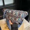 Bohemia Corduroy Belt Bags for Women Fashion Fanny Pack Female Banana Waist Bag Hip Purse Shoulder Crossbody Chest Bag Pocket