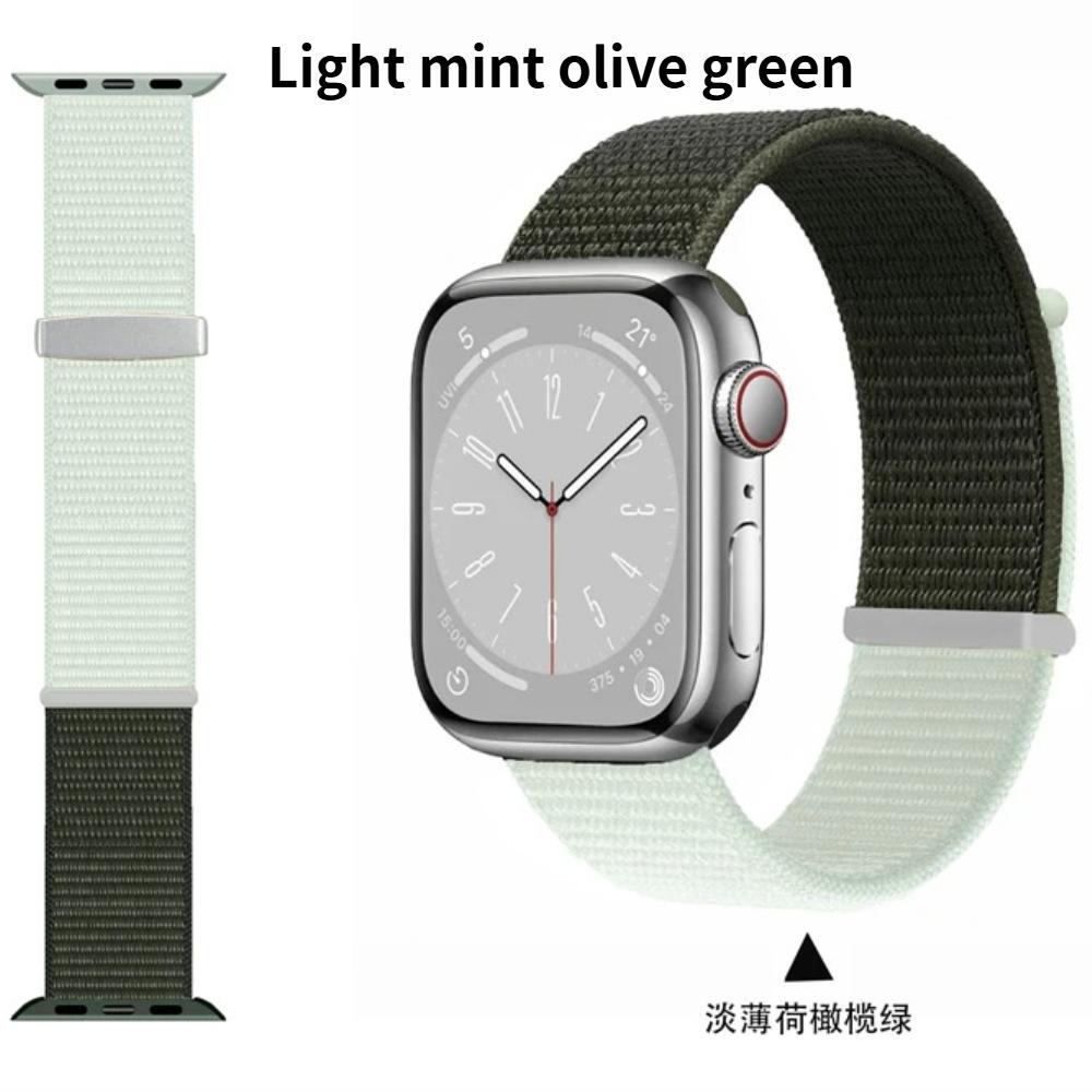Nylon Loop Strap For Apple Watch Series11 Band 46mm 45mm 44mm 41mm 42mm 40mm 38mm Correa Bracelet For IWatch Ultra3 49mm 10 9 8 7 6 SE 5 Smart Belt
