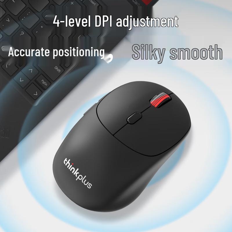 Lenovo ThinkPlus WL300 Wireless Ergonomic Silent Mouse