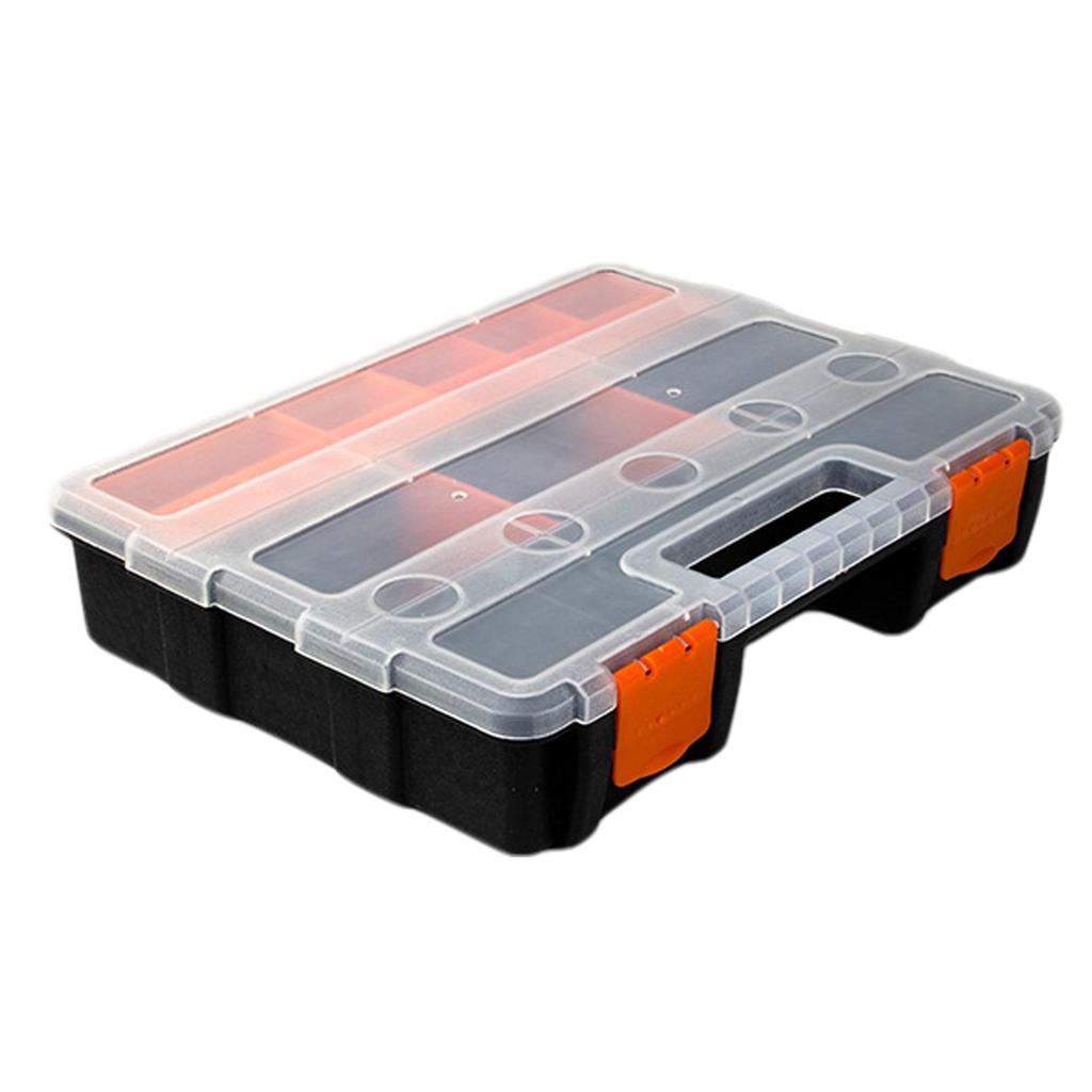 Portable Screw Box Organiser With Adjustable Dividers For Tools Screw Organiser Storage Box Nails