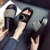 Thick-soled Cool Slippers Women's Outer Wear 2025 New Early Spring Summer Fashion Women's Muffin Beach Shoes Large Size