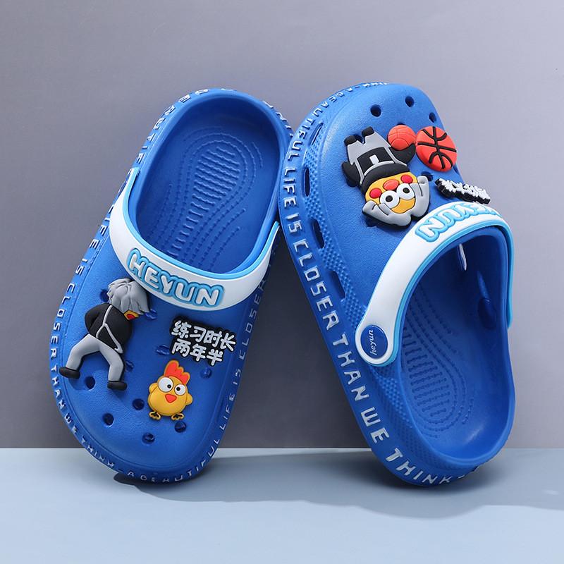 Stylish Eva Lightweight Kids Summer Slipon Sandals With Antislip Soft Sole For Boys