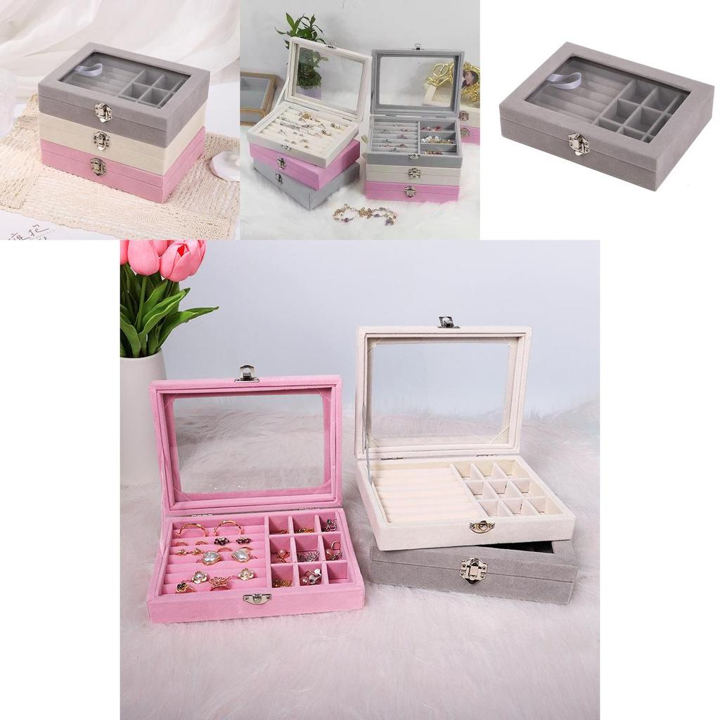 Jewelry Organizer With Multiple Compartments For Home Storage And Gift Giving