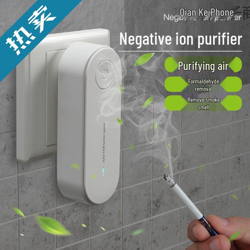 Compact Air Purifier for Home - Eliminates Odors, Smoke, Dust, and Pet Smells with Negative Ion Technology