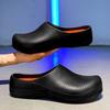 Men Slippers Couples Garden Clogs Women Water Proof Chef Shoes Beach Sandal Slippers For Pet Workers Outdoor Fishing Shoes