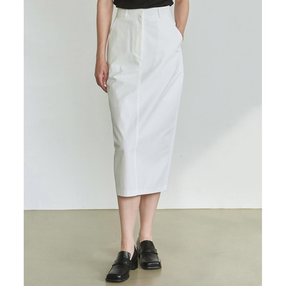 

ЮБКА ЧЕРНОГО МИДИ NICKNICOLE ESSENTIAL БЕЛЫЙ