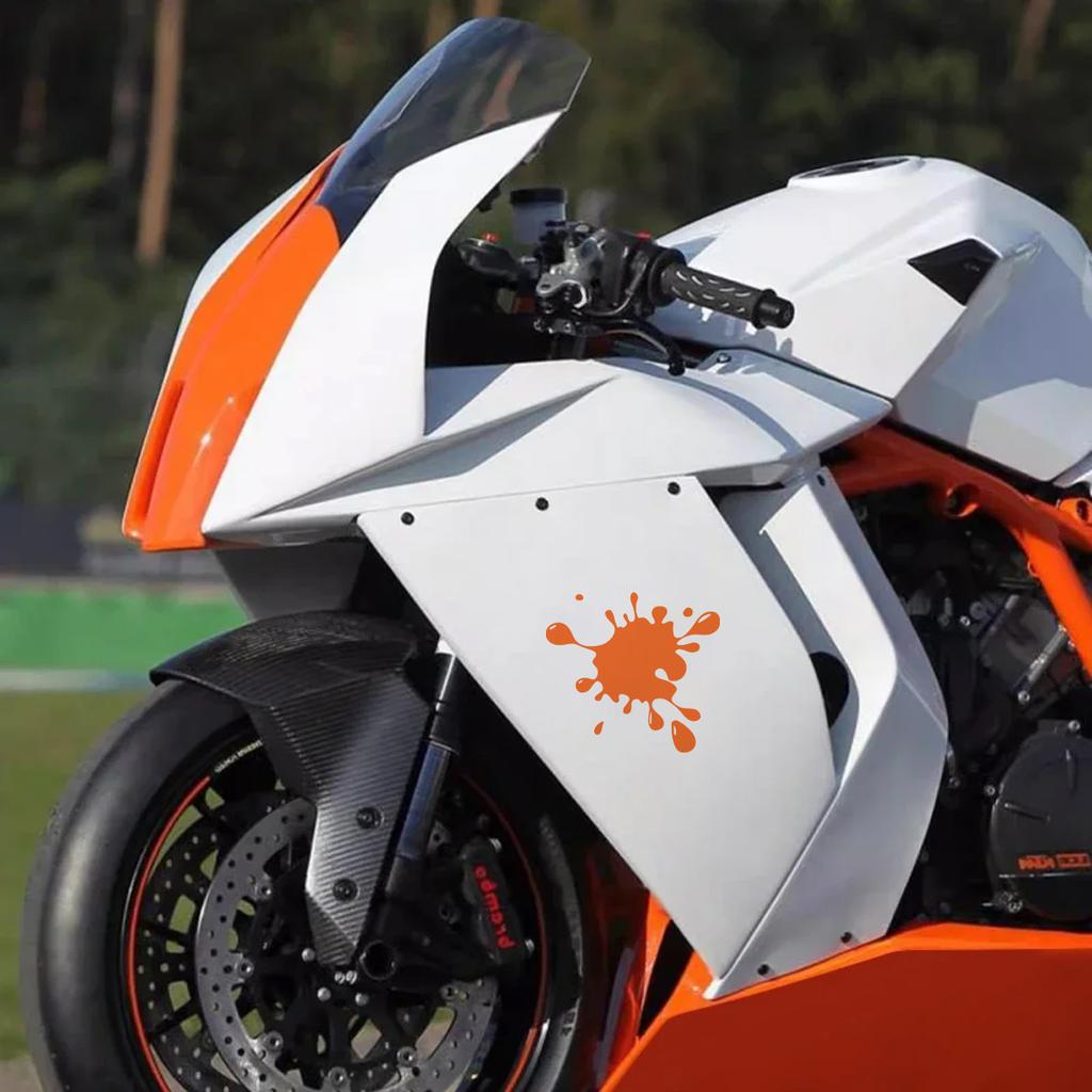 Reflective Motorcycle Decals Interesting Spots Vinyl Accessories Decal Decor Motor Bike Scooter Body Tank Helmet Windshield
