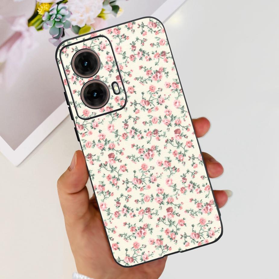 For Motorola Moto G85 Case New Fashion Painted Cover 6.67'' Soft Silicone Phone Case For Moto G85 G 85 MotoG85 Back Cover Bumper