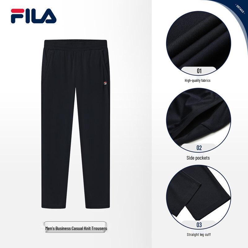 FILA Men s 2024 Summer Knit Straight Casual Pants L