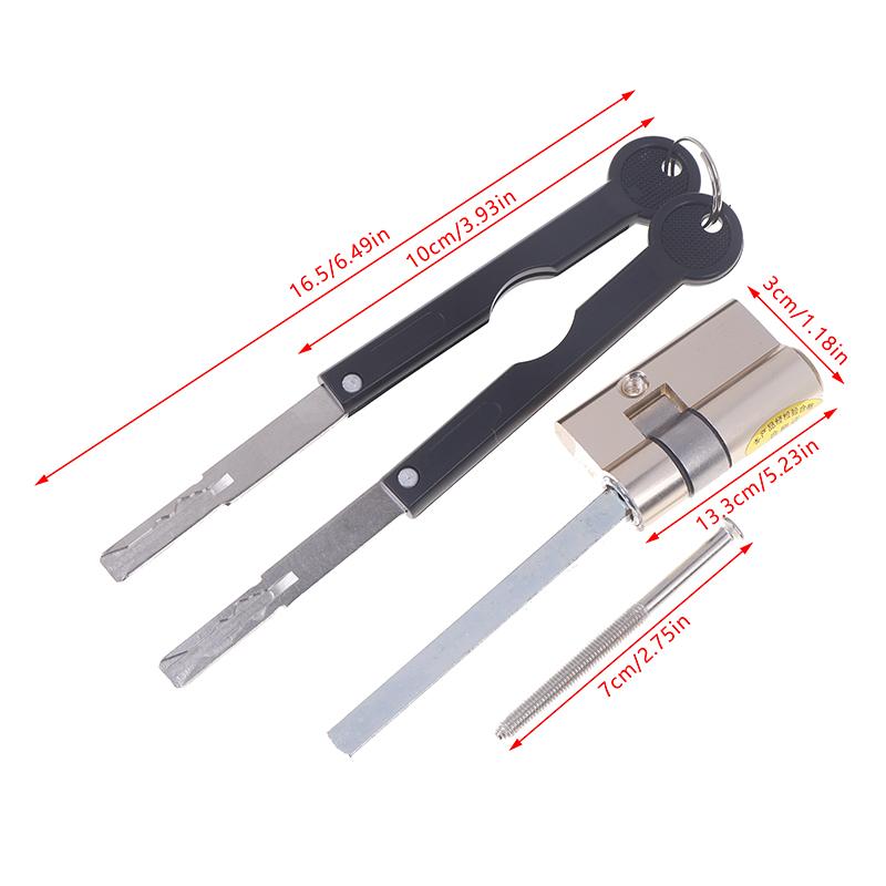 Copper Automatic Fingerprint Lock Cylinder With Tail C-Class Core Anti-Theft Door Emergency Lock Core